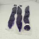 Purple Braiding Hair Pre stretched 26 Inch 3 Packs Pre-stretched Braiding Hair EZ Braid Yaki Texture Synthetic Hair Extensions for Crochet Box Braids