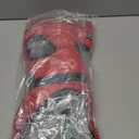 Dog Winter Coat with Harness Built-in | Waterproof Dog Jacket with Zipper & Fleece Lining | Reflective Cold Weather Coat for Small Dogs (Red) S