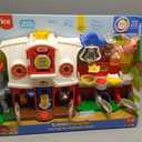 Fisher-Price Little People Caring for Animals Farm Electronic Interactive playset with Smart Stages Learning Songs for Toddlers Ages 1 and up 