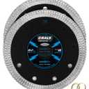 CRALY 4-1/2 Inch Super Thin Diamond Blade, 7/8 in Arbor, 4.5'' Diamond Tile Blade for Angle Grinder & Tile Saw, Diamond Cutting Wheel for Cutting Ceramic, Tile, Marble, Granite, Brick, Porcelain, 2PC