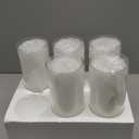 20 Pack Thick Glass Cylinder Vases 4,6,9,12 Inch Tall Clear Flower Vase Hurricane Floating Candle Holder for Table Centerpiece Wedding Home Decor