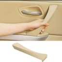 Jaronx Left Side Door Handle Outer Covers for BMW 3 Series E90/E91, Interior Left Rear Doors Handle Clasp Trim Covers (Fits:BMW 323 325 328 330 335 2004-2012)(Beige)