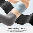 FREETOO Back Braces For Lower Back Pain Relief With 6 Stays, Breathable Back Support Belt For Men/Women For Work, Anti-Skid Lumbar Support Belt With 16-Hole Mesh For Sciatica (L)