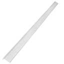 10 Pcs Aluminium Alloy Stair Nosing Protector - 2" x 0.75" x 48" Non-Slip Strip for Stairs & Pool Edge (Silver)