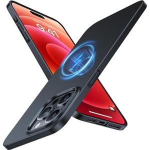 TORRAS Magnetic Slim-Fit for iPhone 15 Pro Max Case, Ultra-Thin 15 ProMax Phone Case Compatible with MagSafe, Lightweight Anti-Scratch Matte Hard iPhone 15 ProMax Case 6.7 inch OriginFit, Black TORRAS Magnetic Slim-Fit for iPhone 15 Pro Max Case, Ultra-Thin 15 ProMax Phone Case Compatible with MagSafe, Lightweight Anti-Scratch Matte Hard iPhone 15 ProMax Case 6.7 inch OriginFit, Black