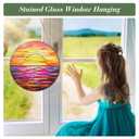 Stained Glass Window Hanging - Sea Suncatchers Stain Glass(9.8-inch)
