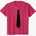 Funny Tuxedo & Suit Costume Tie Youth & Adult T-Shirt, 2XL