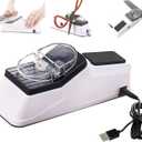 Besyner Sharp Pro,2026 New USB Electric Knife Sharpener,With Replacement Grinding Tools,Double Sided Knife Sharpener,Quick Sharpening & Polishing,Stable Non-slip Base