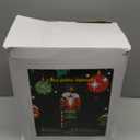 AJY 8 Feet Christmas Inflatable Nutcracker Soldier Holiday Lighted Blow up Yard Decoration 8ft Estaca Nutcracker Inflatable Indoor Porch Outdoor Dcor