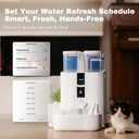 Automatic Cat Water Fountain 10L/338 oz Self Filling, Pet Drinking Fountains Dogs, Smart Bowl 5G WiFi Filtered Water Dispenser Easy Cleaning Oxygen-Rich, Wastewater Separate, No Slime, Quiet