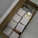 8 Pack Crystal Cabinet Knobs Pulls, 30mm Diamond Glass Gold Decorative Kitchen Cabinet Handles for Dresser Drawer, Bedroom Wardrobe Pulls Bathroom Desk Knobs (8 Pack Gold Base)