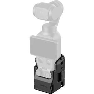 SmallRig Pocket 4/3 Aluminum Cage Expansion Adapter Accessories for DJI Osmo Pocket 4/3, with 1/4"-20 Holes for Side Handle, Cold Shoe Mount, Bidirectional Magnetic Quick Release Interfaces - 6002