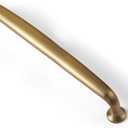 Goo-Ki 6 Pack Brushed Bronze Drawer Pulls Kitchen Cabinet Hardware - 5.04"(128mm) c-c Dark Gold Bonze Modern Dresser Furniture Handles for Bar Cupboard Bathroom Closet Wardrobe, 9330CJ-128