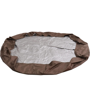 DOITOOL Round Pool Cover for Above Ground Pools, 6 Round Solar Pool Cover Protector for Inflatable Pool and in- ground Pools for and Reduce Water Evaporation (Coffee, 190X30CM)