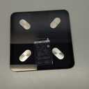 Etekcity Smart Scale for Body Weight, FSA&HSA Eligible, Bathroom Digital Weighing Scale with BMI, Body Fat, Muscle Mass, Accurate Bluetooth Home User Health Equipment Sync Apps, LED, Tempered glass (11 x 11 inches, Black)