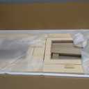 32" Hamster Habitat Enclosure, Lockable Sliding Door Gerbil Cage, Dwarf Hamster Cage with Metal Mesh Roof, Chewproof Syrian Hamster Cage for Mice, Small Animal, (Wooden, 32" L x 16" W x 16" H)