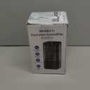 ROSEKM Humidifiers for Bedroom (1.1L), Small Cool Mist Humidifier for Home Plant and Baby Nursery, Quiet Ultrasonic Humidifier with 360° Nozzle, Auto Shut-Off, Filterless, Black