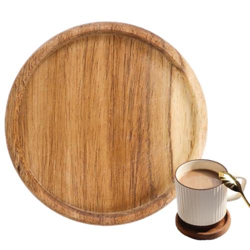 Genérico Wooden Drinks Coasters, Table | Acacia Center, Beer Coasters with, Modern Stackable, Decorations Bar and Smooth Coasters Decoupage Drinks