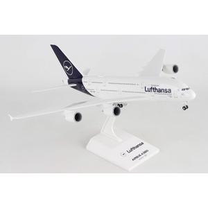 Skymarks Lufthansa Airbus A380 1/200 Collectible Scale Model with Landing Gear & Display Stand Officially Licensed Collectible in New Livery for Ages 14+