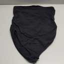 OQQ Womens Tube Bodysuits Strapless Basic Sleeveless Ruched Stretch Classic-Fit Tops Sexy Bodysuits Size L Black