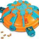 Outward Hound by Nina Ottosson Tower of Treats Level 4 Expert Dog Treat Puzzle for Enrichment, Orange
