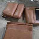 GarveeHome Power Recliner Chair with Side Pockets, 270 Swivel & Glider, USB Charging Port, PU Leather, Thickened Dual-Layer Armrests, Modern Recliner for Living Room, Bedroom(Orange)