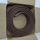 Threshold Ramps for Doorways Self-Adhesive Rubber Ramps for Door Threshold Rubber Door Threshold Ramp for Wheelchair Stroller Scooter Reducer Ramp (Brown, 2 Wide x 3.3' Long)