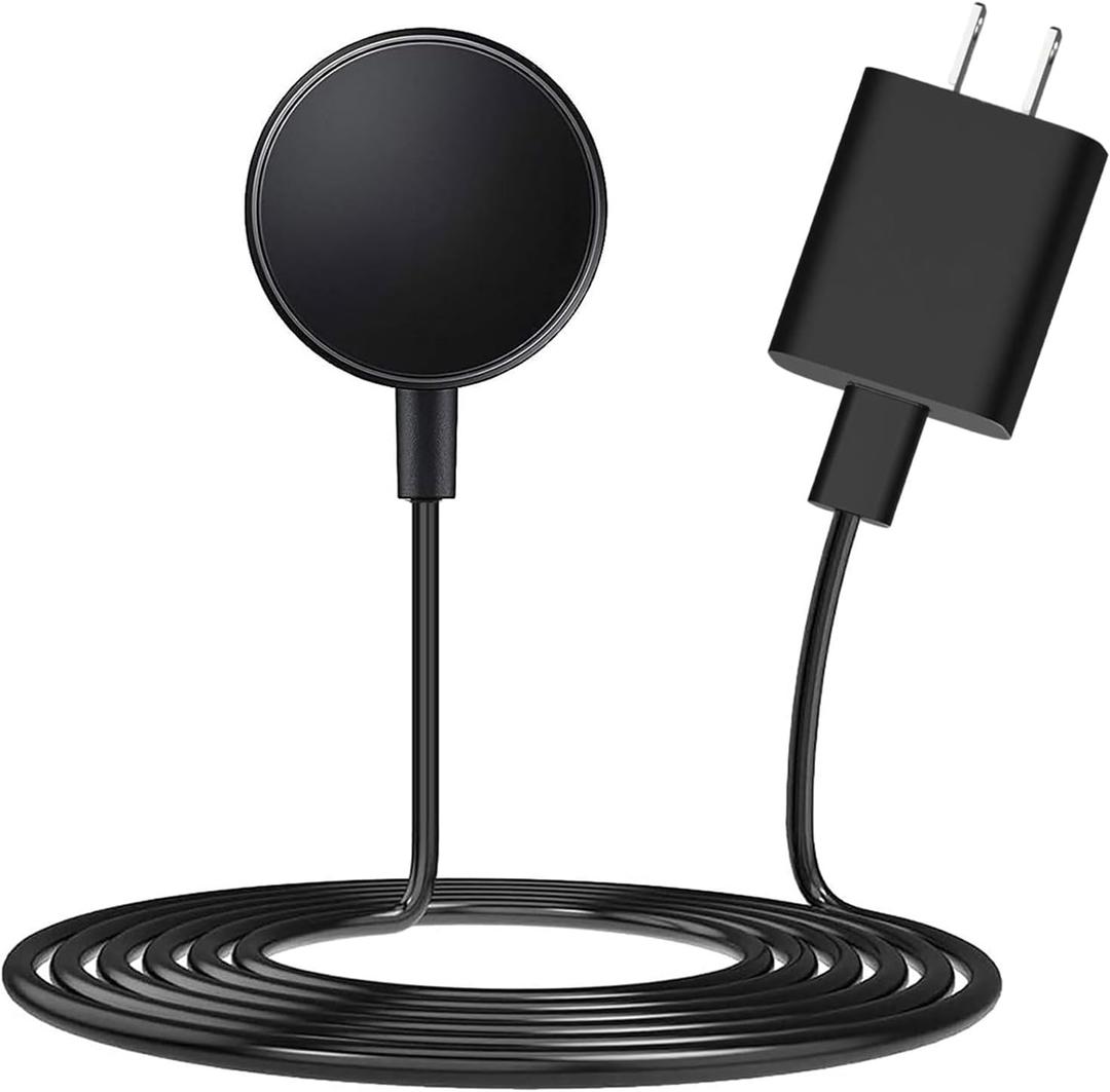 Watch Charging Adapter Compatible for Samsung Galaxy Watch 6/7/Ultra, 6 Classic, 5/5 Pro/4/4 Classic/3/Active 2/Active 1, Magnetic Wall Fast Charger & Cable, Magnetic Wireless Charging Cable 3.3FT