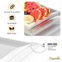 Exquisite Plastic Serving Trays For Party - 20 Pcs 11.5 Inch Clear Serving Platters, Plastic Trays For Food, Clear Tray, Food Tray Disposable Platters For Parties, Catering & Buffet