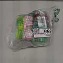 Vmiapxo 100 sets 8 oz Disposable Ice Cream Bowls and Spoons, Flower Shape Plastic Sundae Cups, Ice Cream Bar Supplies, Colorful Dessert Cups for Shaved Ice, Parfait, Strawberry, Yogurt