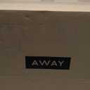 Away Medium Checked Luggage, Lightweight Hard Shell Suitcase with Spinner Wheels, Durable Rolling Luggage, TSA Lock, 26 Inch, Jet Black