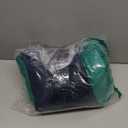 Amazon Essentials Babies, Toddlers, and Boys' Heavyweight Hooded Puffer Jacket (4T, Green Navy Color Block)