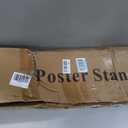 Poster Stand for Display Pedestal Sign Stand,Adjustable Floor Standing Sign Holder,Heavy Duty Banner Stand with Base Height Up to 75 inch Double-Sided for Board & Foam Sign (Double-Pole Poster Stand,2Pack)