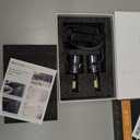 H7 Fog Light Bulbs, [30000]LM [65]W [6500K] 600% Brightness Upgraded White, 60,000 Hrs Lifespan, 1:1 Mini Size No Adapter Required CANBUS Ready,silent cooling fan, Wider Driving Vision Plug and Play