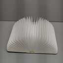 8.3 Inch Wooden Book Lamp, Book Lovers Gifts,Teacher Appreciation Gifts for Women, LED Ambient Lighting, Magnetic Mood Lighting for Home&Library Decor (Walnut) (Large)