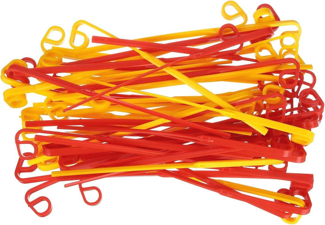 uxcell Weed Eater Blades, 100Pcs - Plastic Replacement Flexible Line Blades, Durability Thickened Trimmer Head Blade for Trimmer Edger (Yellow & Red) uxcell Weed Eater Blades, 100Pcs - Plastic Replacement Flexible Line Blades, Durability Thickened Trimmer Head Blade for Trimmer Edger (Yellow & Red)
