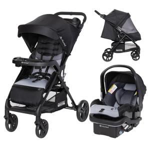 Baby Trend Passport Carriage Stroller Travel System with EZ-Lift Infant Car Seat, Dash Black