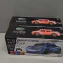 Dual Spray Remote Control Car Toy for Kids Adults, RC Model Racing Car Toys with Cool Led Lights, Birthday Gifts for Age 3 4 5 6 7 8-12 Year Old Boys Girls (Blue)