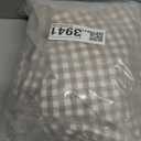 SUSYBAO Tan Gingham Duvet Cover King 100% Washed Cotton Beige Plaid Duvet Cover Set 3 Pieces 1 Checkered Grid Duvet Cover with Zipper Ties 2 Pillowcases Vintage Luxury Soft Gingham Bedding Set Durable