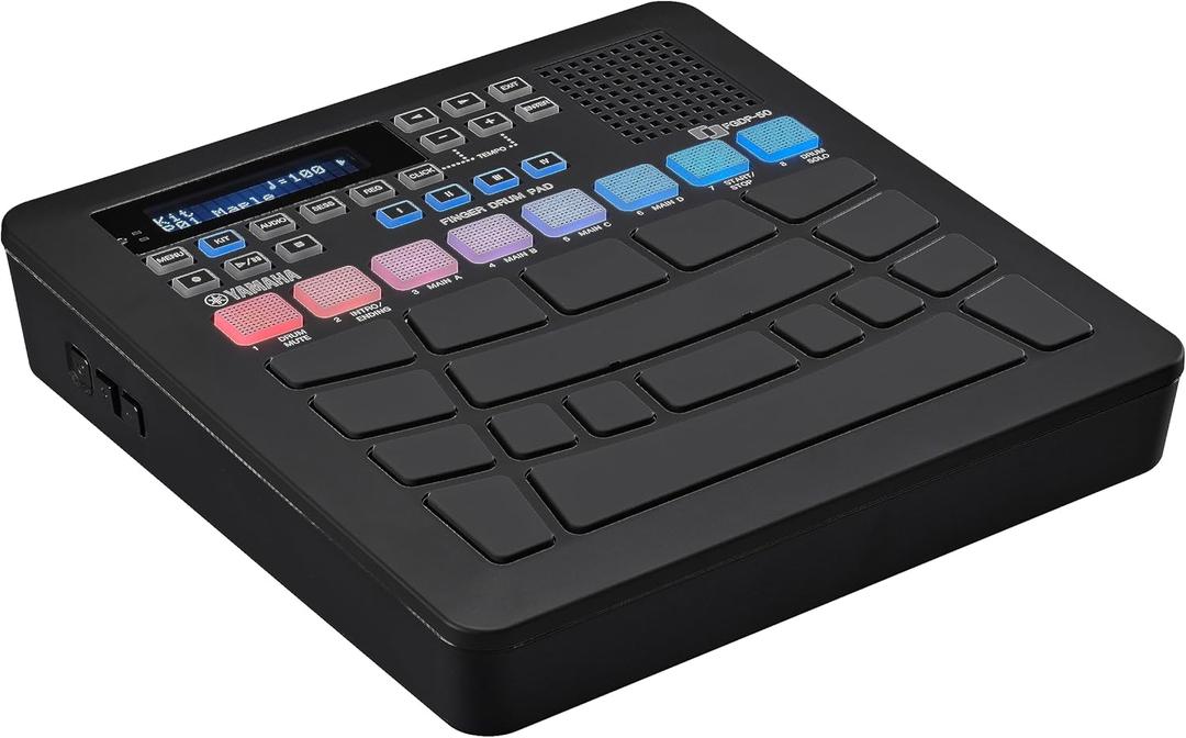 Yamaha Finger Drum Pad  Portable Electronic Drum Pad with Built-In Sounds, Speaker, USB MIDI, and Battery Power for On-the-Go Music Making FGDP-50