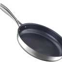 titaudou Frying Pan 10" Nonstick Frying Skillet, Titanium&Stainless Steel Pot Egg Cooking Pan, PFAS-Free, PFOA Free, Dishwasher and Oven Safe, Compatible with All Cooktops