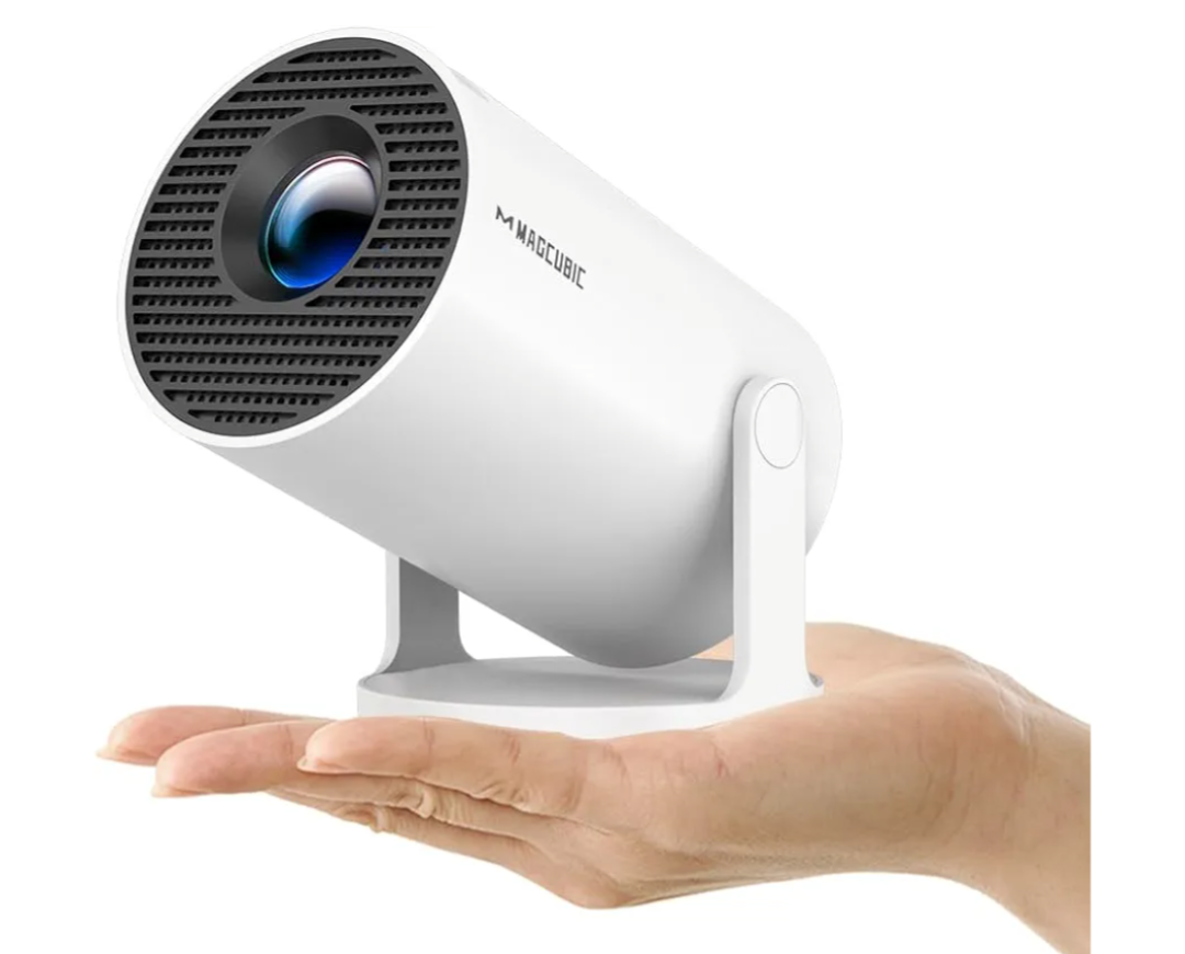 Magcubic 2026 Upgraded HY300PRO Mini Projector with WiFi and Bluetooth, Portable Projector 4K Support, Auto Keystone, 180 Degree Rotation, Smart Proyector for Home Outdoor