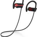 SENSO Bluetooth Headphones, Best Wireless Sports Earphones w/Mic IPX7 Waterproof HD Stereo Sweatproof Earbuds for Gym Running Workout 8 Hour Battery Noise Cancelling Headsets