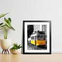 LaVie Home 20x24 Picture Frame Black Poster Frame,Display Pictures 16x20 with Mat or 20x24 Without Mat, Stable and Sturdy Frame and Polished Plexiglass, Horizontal and Vertical Format of The Walls