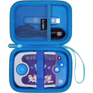 3 x LTGEM Case Compatible with LeapFrog PAW Patrol Learning Video Game, Hard Shell Travel Carrying Storage Bag - Blue(Case Only)