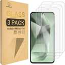 3 x Mr.Shield Screen Protector compatible with Samsung Galaxy S24 FE [Tempered Glass] [3-PACK] [Japan Glass with 9H Hardness]