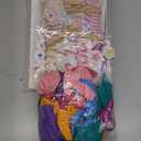 94 Piece Girls Rainbow Birthday Party Decorations Set with Balloons, Banner, Cake Toppers and Wall Cutouts