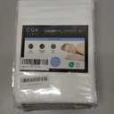 100% Cotton Pillow Cases King Size - Cooling, Breathable & Soft Pillowcase Covers Set of 2 - 400 Thread Count Cotton - Wrinkle & Fade Free - Machine Washable Protectors - Luxury Hotel Bedding - White