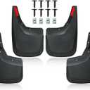 XUKEY 4pcs Mud Flaps Splash Guards Mudguards Mudflaps for 2014-2018 Silverado 1500, 2015-2018 Silverado 2500 HD/3500 HD, 2015 Silverado 3500 Splash Guard Front and Rear Mud Guards