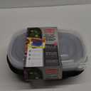 Rubbermaid Take Alongs 4.7 Cups Black Food Container and Lid 4Pack